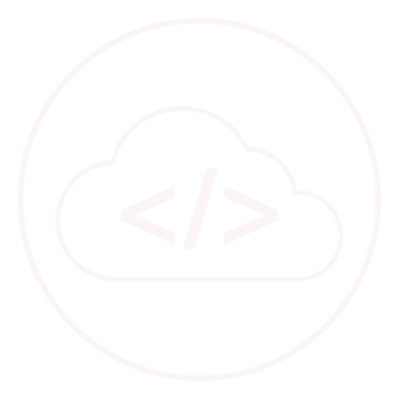cloud with code representing web development